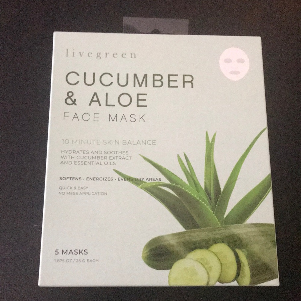 Livegreen Cucumber & Aloe Face Mask